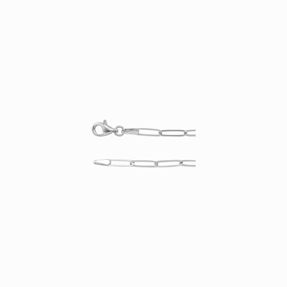 The Fine Paperclip Chain -14K