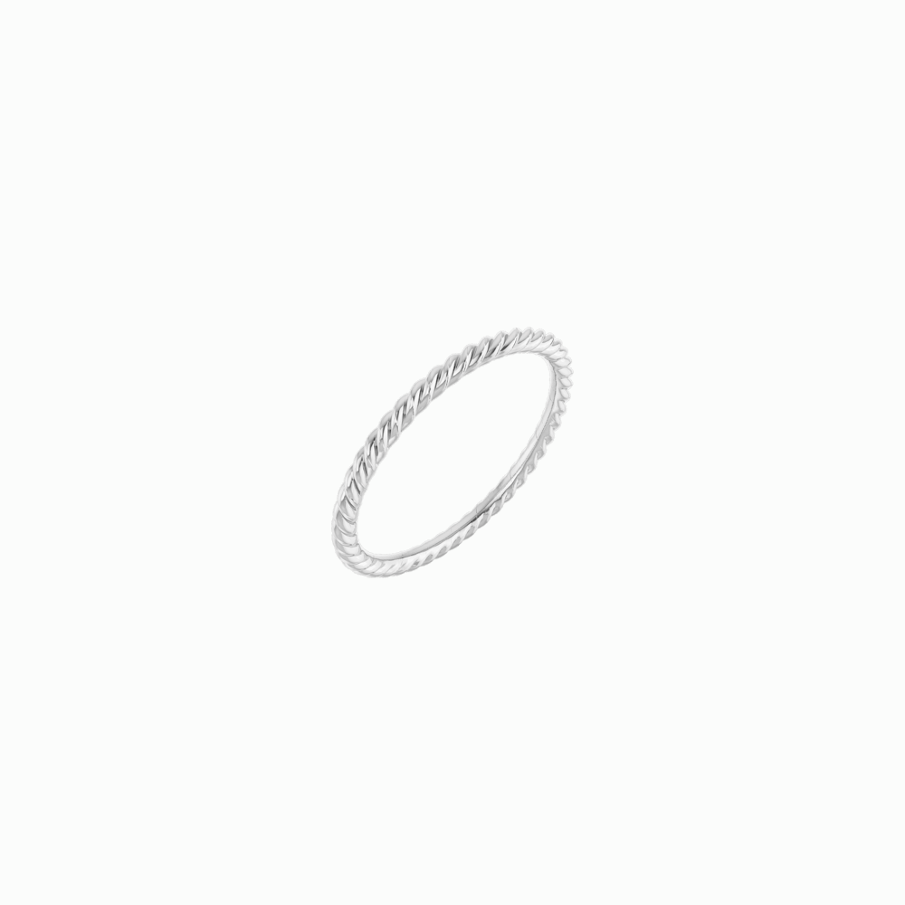 The Rope Stacker Ring -14K