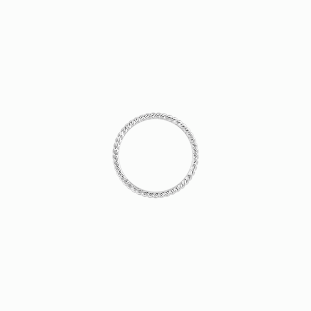 The Rope Stacker Ring -14K