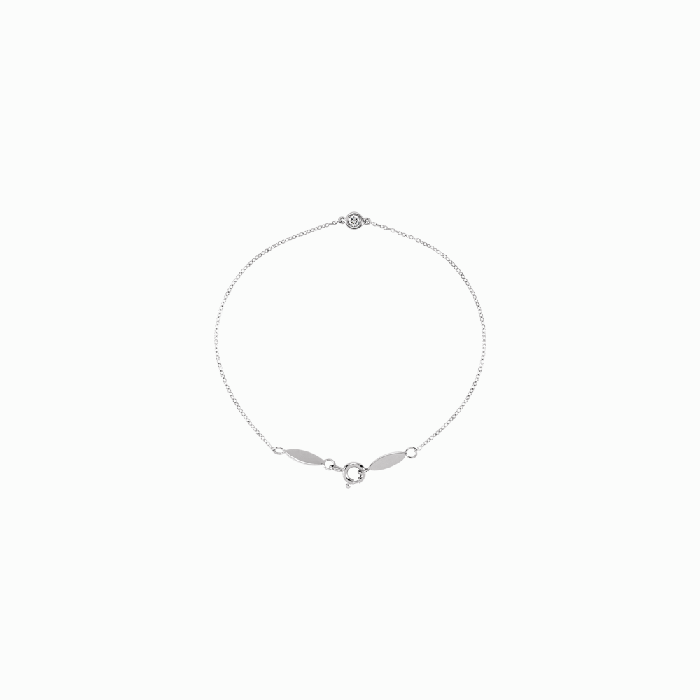 The Solo Diamond Bracelet -14K