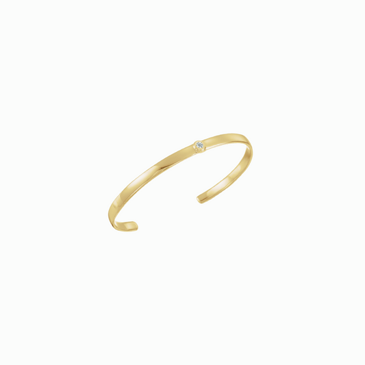 The Diamond Cuff - 14K