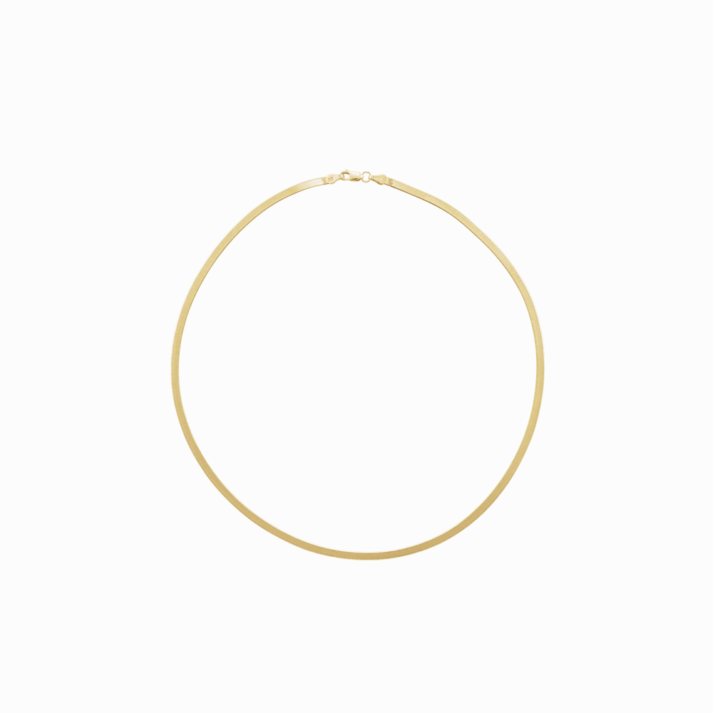The Herringbone Chain -14K