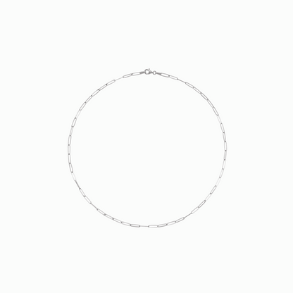 The Fine Paperclip Chain -14K