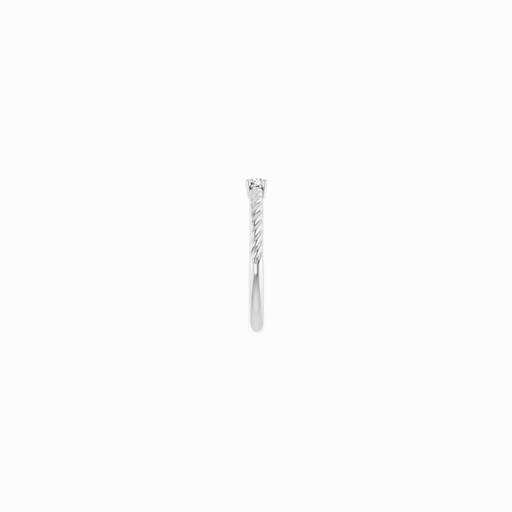 The Diamond Rope Stacker Ring -14K