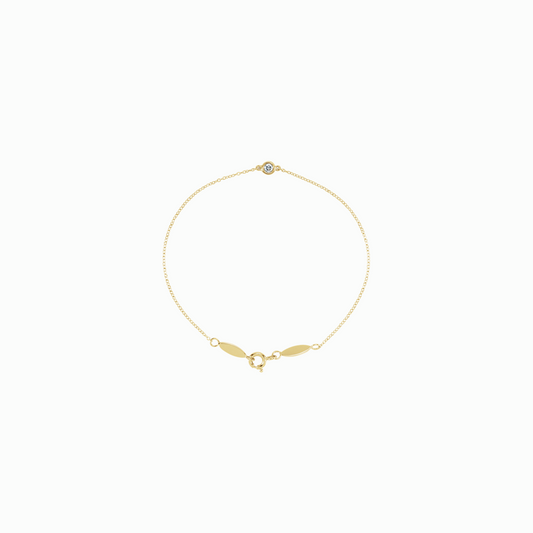 The Solo Diamond Bracelet -14K